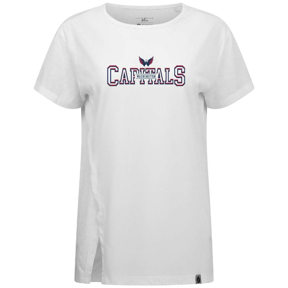 Washington Capitals Levelwear Women's Influx Journey T-Shirt - White - NHL 203145154