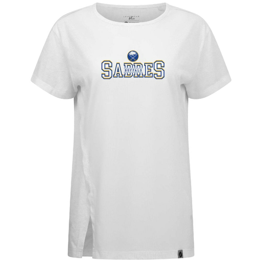 Buffalo Sabres Levelwear Women's Influx Journey T-Shirt - White - NHL 203145160
