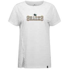 San Jose Sharks Levelwear Women's Influx Journey T-Shirt - White - NHL 203145163