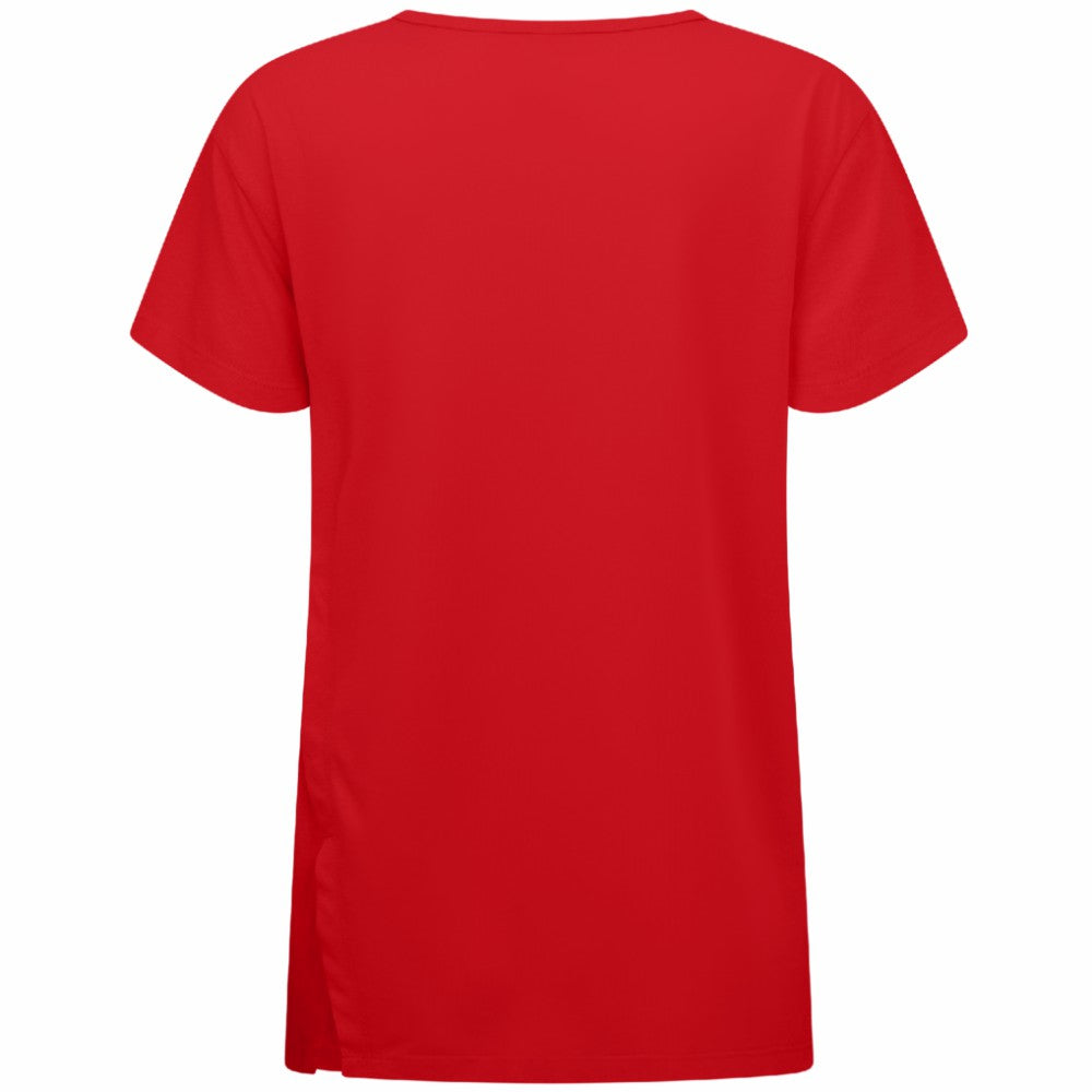 Chicago Blackhawks Levelwear Women's Influx Banner Arch T-Shirt - Red - NHL 203145178