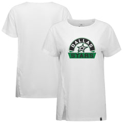 Dallas Stars Levelwear Women's Influx Banner Arch T-Shirt - White - NHL 203145185