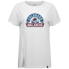Colorado Avalanche Levelwear Women's Influx Banner Arch T-Shirt - White - NHL 203145195