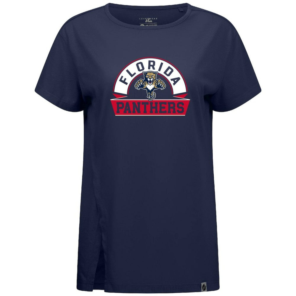 Florida Panthers Levelwear Women's Influx Banner Arch T-Shirt - Navy - NHL 203145200