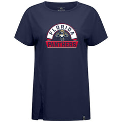 Florida Panthers Levelwear Women's Influx Banner Arch T-Shirt - Navy - NHL 203145200