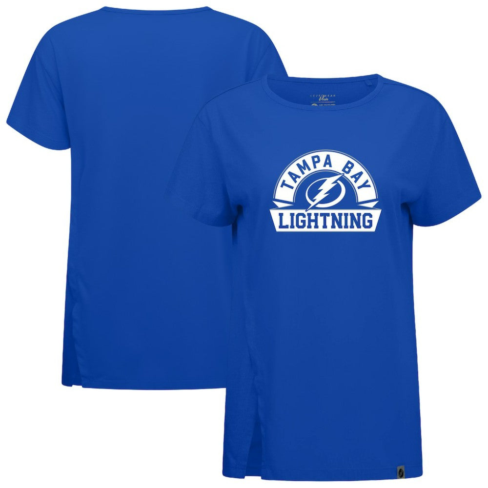 Tampa Bay Lightning Levelwear Women's Influx Banner Arch T-Shirt - Royal - NHL 203145202