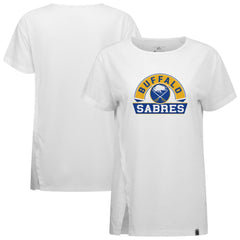 Buffalo Sabres Levelwear Women's Influx Banner Arch T-Shirt - White - NHL 203145211