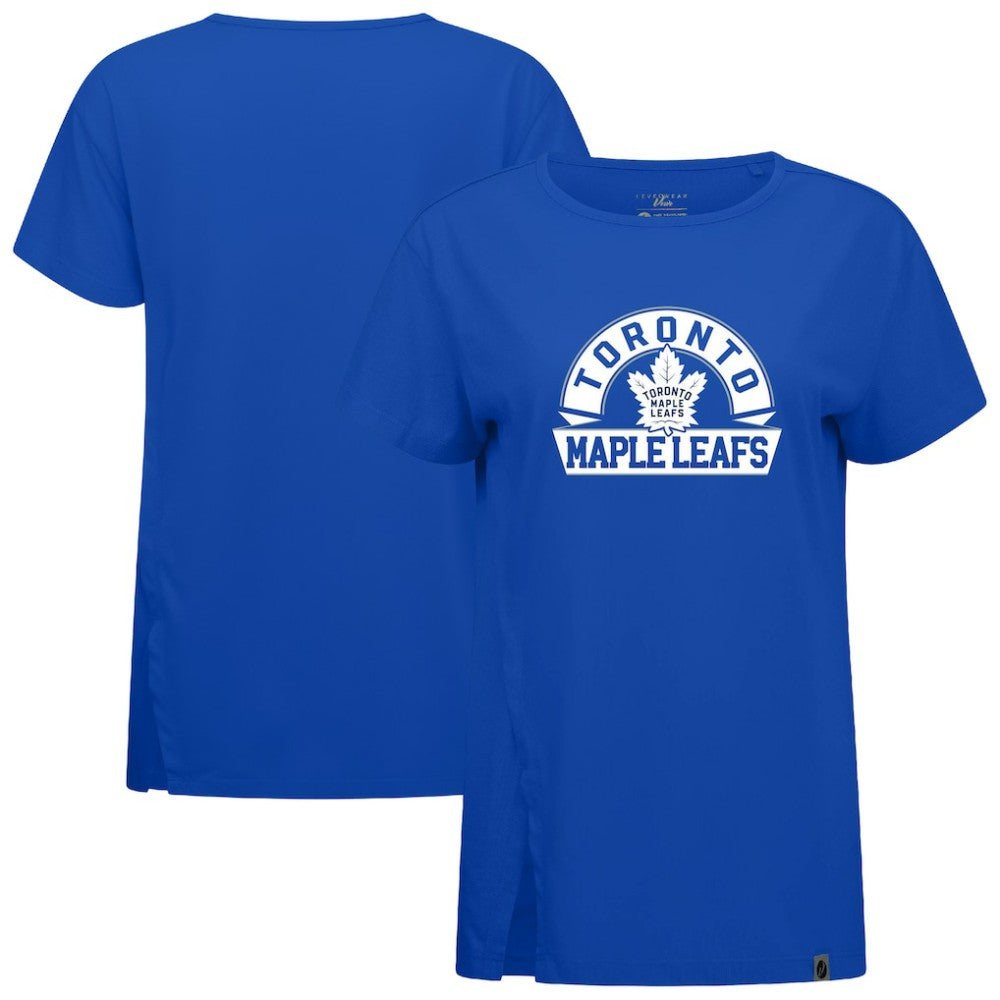 Toronto Maple Leafs Levelwear Women's Influx Banner Arch T-Shirt - Royal - NHL 203145215