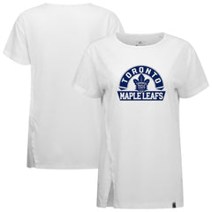 Toronto Maple Leafs Levelwear Women's Influx Banner Arch T-Shirt - White - NHL 203145219