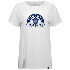 Toronto Maple Leafs Levelwear Women's Influx Banner Arch T-Shirt - White - NHL 203145219