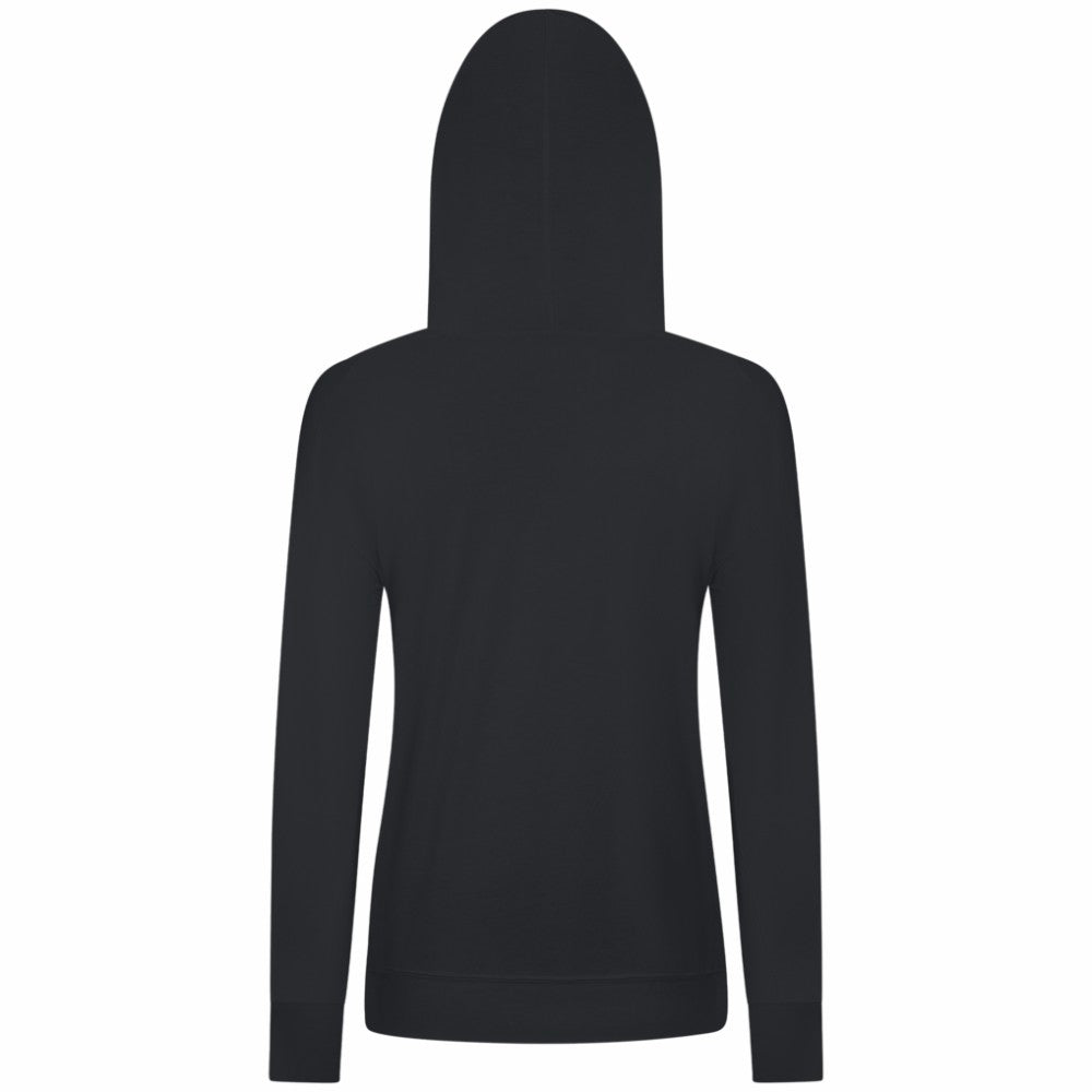 Anaheim Ducks Levelwear Women's Relay Banner Arch Pullover Hoodie - Black - NHL 203145223