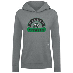 Dallas Stars Levelwear Women's Relay Banner Arch Pullover Hoodie - Gray - NHL 203145237