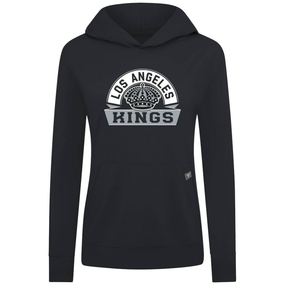 Los Angeles Kings Levelwear Women's Relay Banner Arch Pullover Hoodie - Black - NHL 203145238