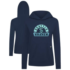 Seattle Kraken Levelwear Women's Relay Banner Arch Pullover Hoodie - Deep Sea Blue - NHL 203145246
