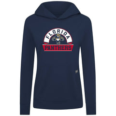 Florida Panthers Levelwear Women's Relay Banner Arch Pullover Hoodie - Navy - NHL 203145250