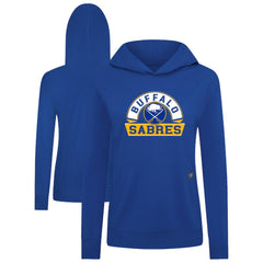 Buffalo Sabres Levelwear Women's Relay Banner Arch Pullover Hoodie - Royal - NHL 203145258