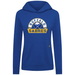 Buffalo Sabres Levelwear Women's Relay Banner Arch Pullover Hoodie - Royal - NHL 203145258