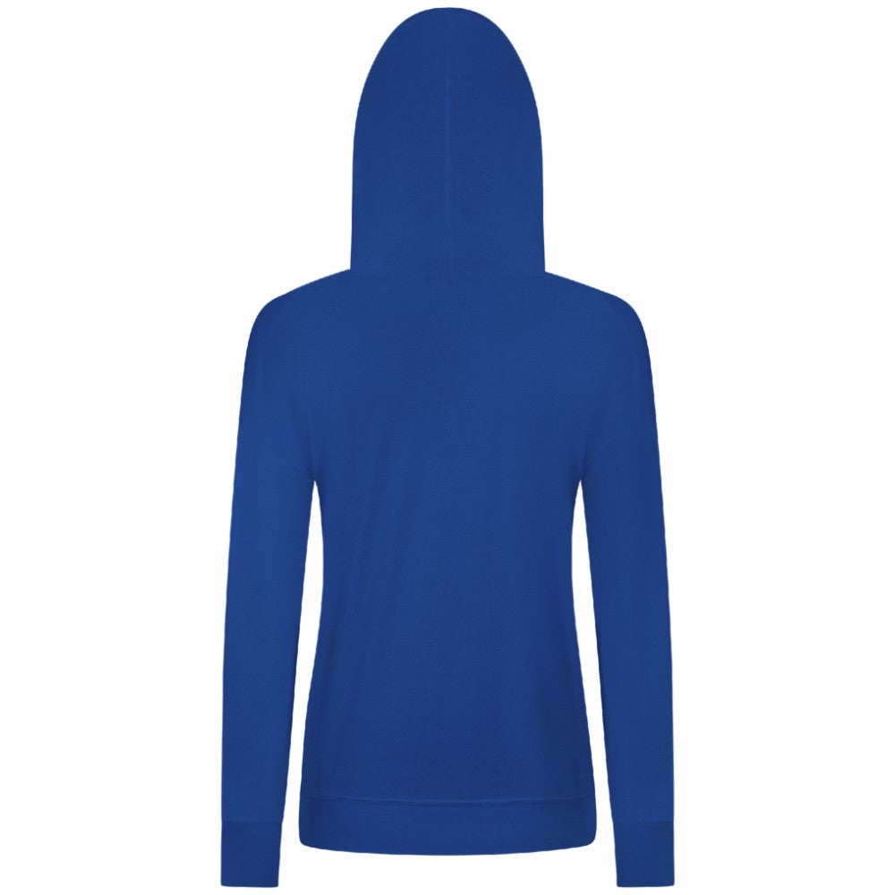 New York Rangers Levelwear Women's Relay Banner Arch Pullover Hoodie - Royal - NHL 203145259