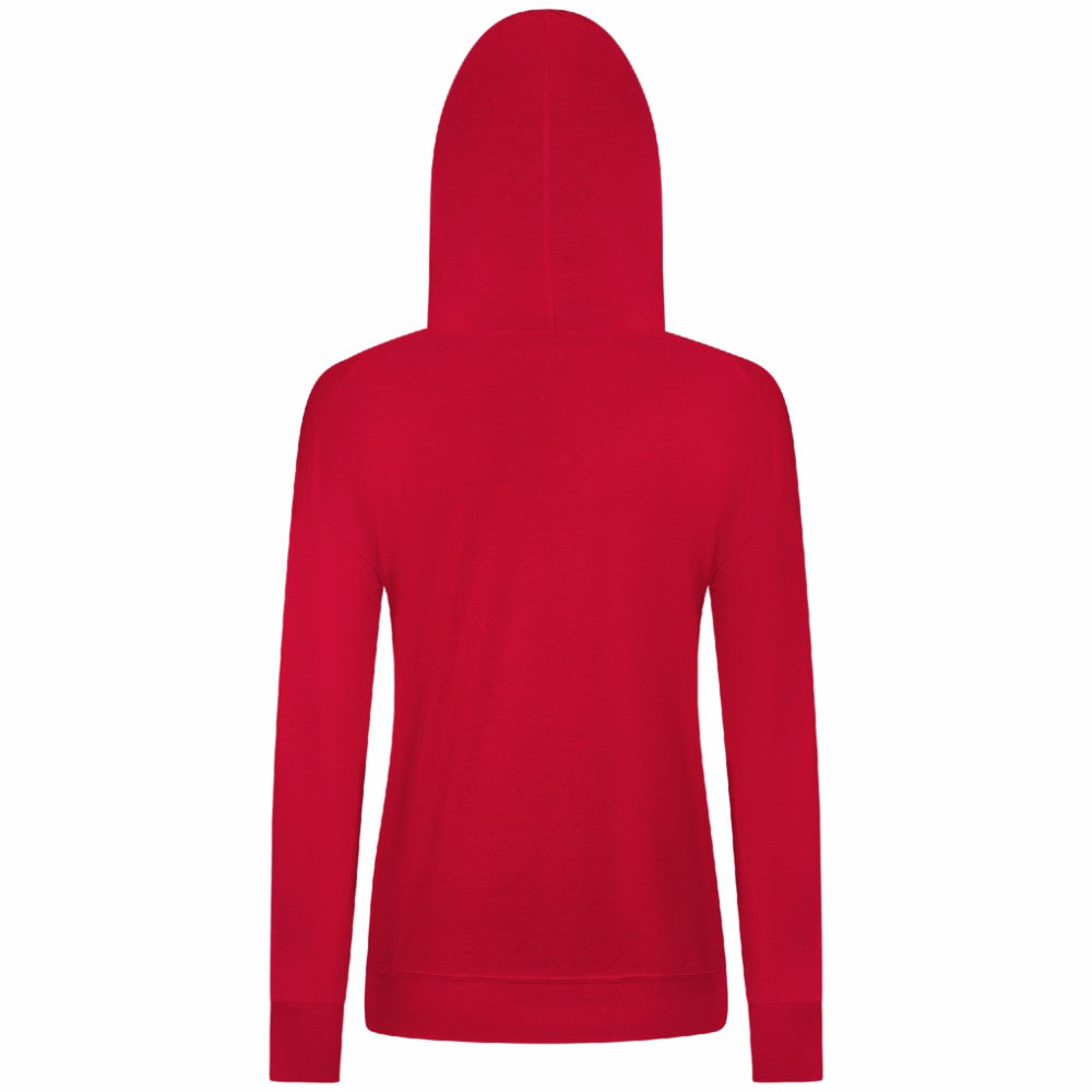 New York Rangers Levelwear Women's Relay Banner Arch Pullover Hoodie - Red - NHL 203145262