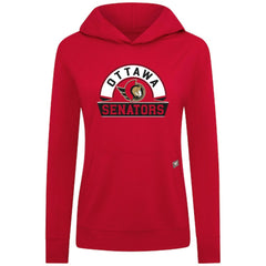 Ottawa Senators Levelwear Women's Relay Banner Arch Pullover Hoodie - Red - NHL 203145270