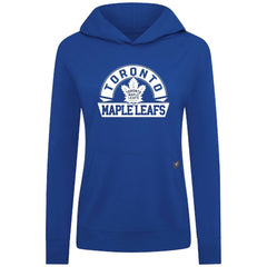 Toronto Maple Leafs Levelwear Women's Relay Banner Arch Pullover Hoodie - Royal - NHL 203145275