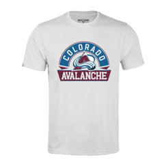 Colorado Avalanche Levelwear Richmond Banner Arch T-Shirt - White - NHL 203145280