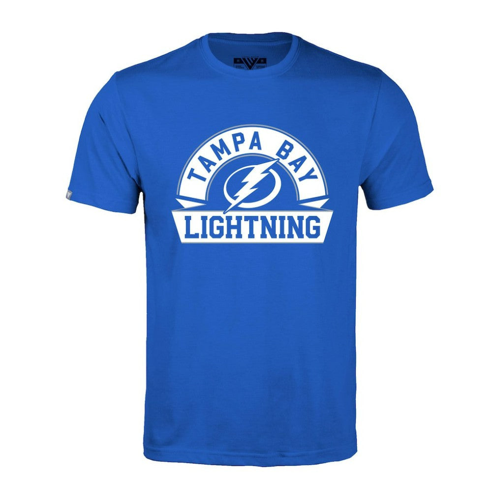 Tampa Bay Lightning Levelwear Richmond Banner Arch T-Shirt - Royal - NHL 203145286