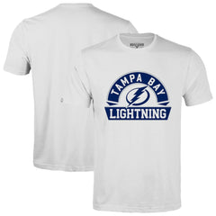 Tampa Bay Lightning Levelwear Richmond Banner Arch T-Shirt - White - NHL 203145287