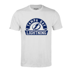 Tampa Bay Lightning Levelwear Richmond Banner Arch T-Shirt - White - NHL 203145287