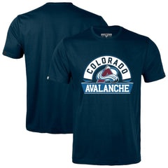 Colorado Avalanche Levelwear Richmond Banner Arch T-Shirt - Navy - NHL 203145288