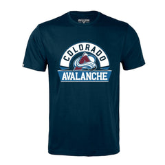 Colorado Avalanche Levelwear Richmond Banner Arch T-Shirt - Navy - NHL 203145288