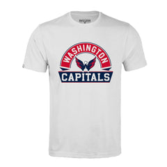 Washington Capitals Levelwear Richmond Banner Arch T-Shirt - White - NHL 203145291