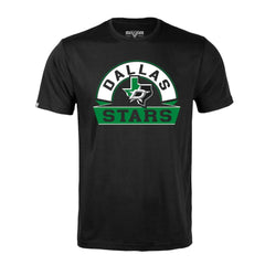 Dallas Stars Levelwear Richmond Banner Arch T-Shirt - Black - NHL 203145293