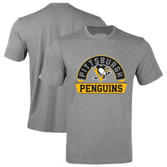 Pittsburgh Penguins Levelwear Richmond Banner Arch T-Shirt - Gray - NHL 203145297