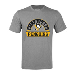 Pittsburgh Penguins Levelwear Richmond Banner Arch T-Shirt - Gray - NHL 203145297