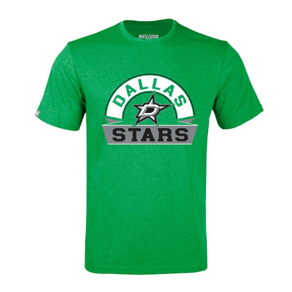 Dallas Stars Levelwear Richmond Banner Arch T-Shirt - Green - NHL 203145298