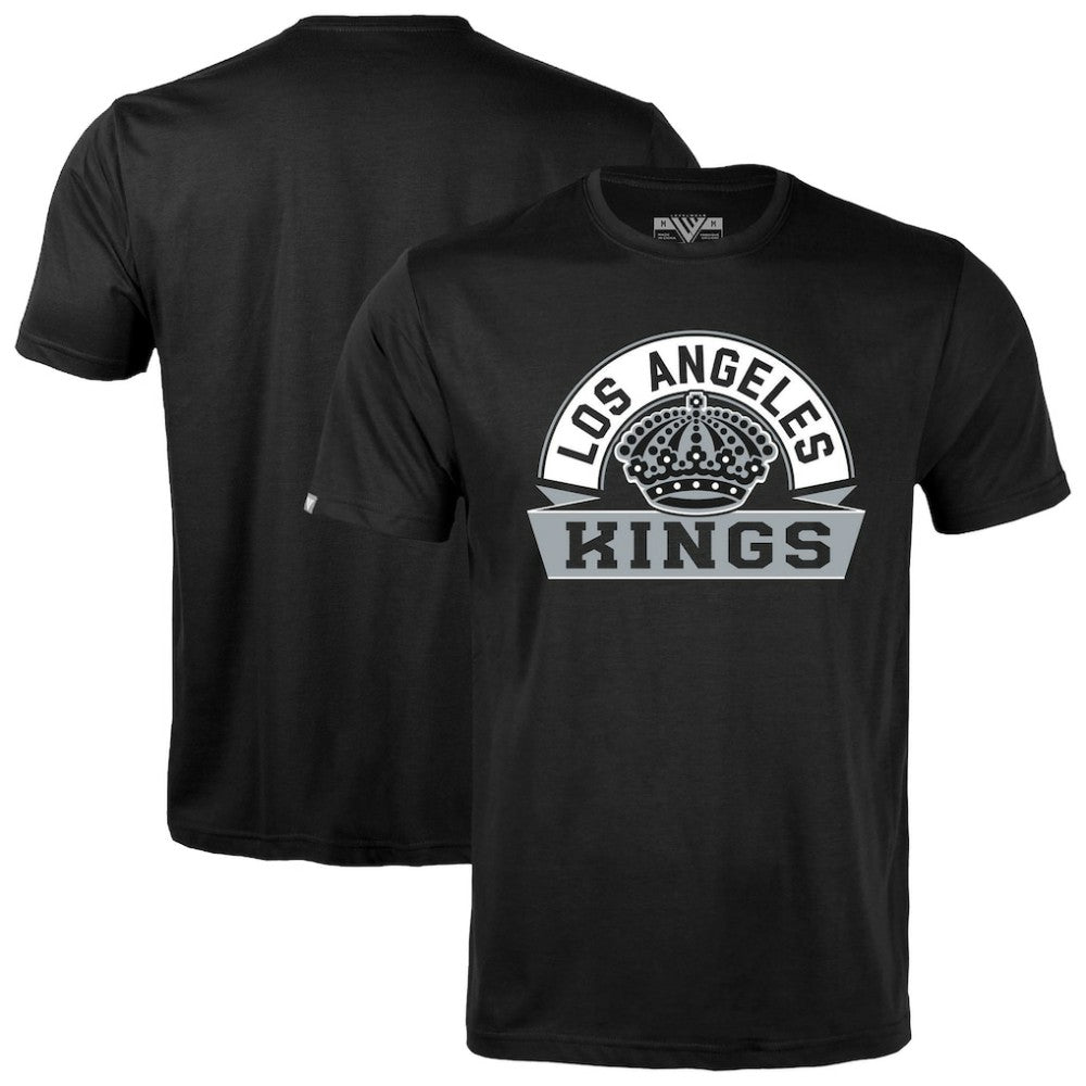 Los Angeles Kings Levelwear Richmond Banner Arch T-Shirt - Black - NHL 203145300
