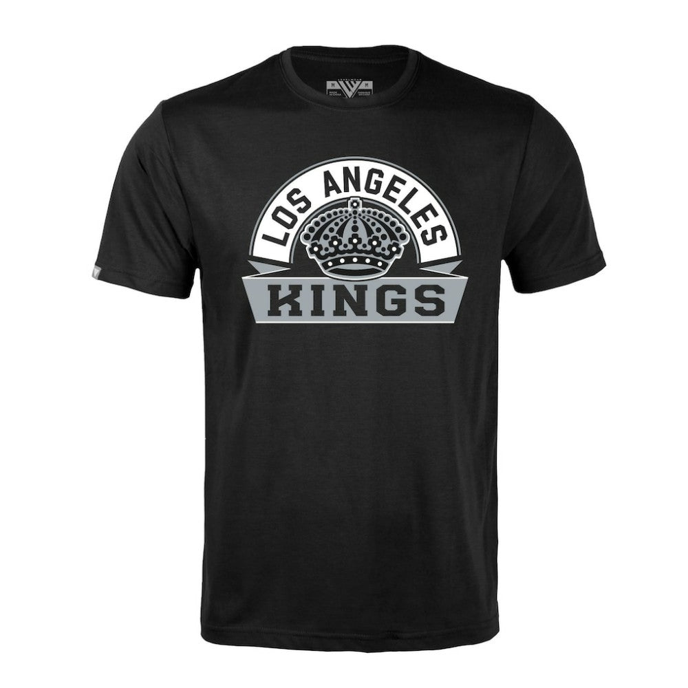 Los Angeles Kings Levelwear Richmond Banner Arch T-Shirt - Black - NHL 203145300