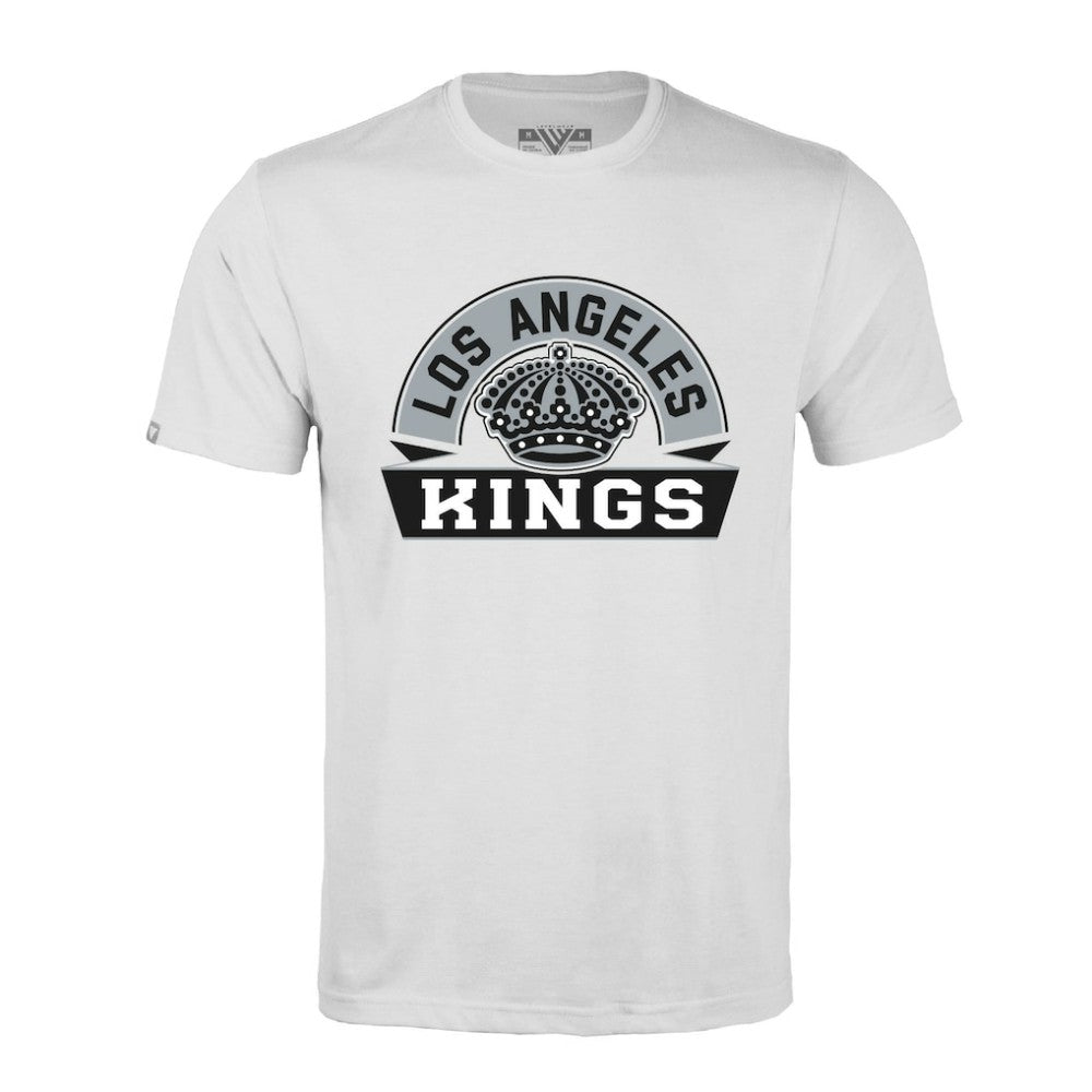 Los Angeles Kings Levelwear Richmond Banner Arch T-Shirt - White - NHL 203145302