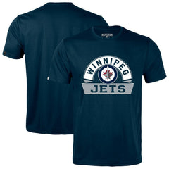 Winnipeg Jets Levelwear Richmond Banner Arch T-Shirt - Navy - NHL 203145308
