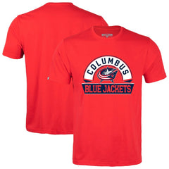 Columbus Blue Jackets Levelwear Richmond Banner Arch T-Shirt - Red - NHL 203145309