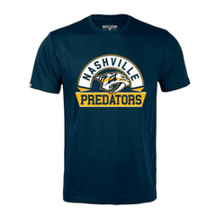 Nashville Predators Levelwear Richmond Banner Arch T-Shirt - Navy - NHL 203145312