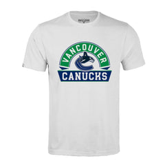 Vancouver Canucks Levelwear Richmond Banner Arch T-Shirt - White - NHL 203145314