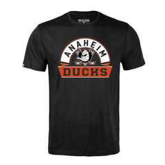 Anaheim Ducks Levelwear Richmond Banner Arch T-Shirt - Black - NHL 203145315