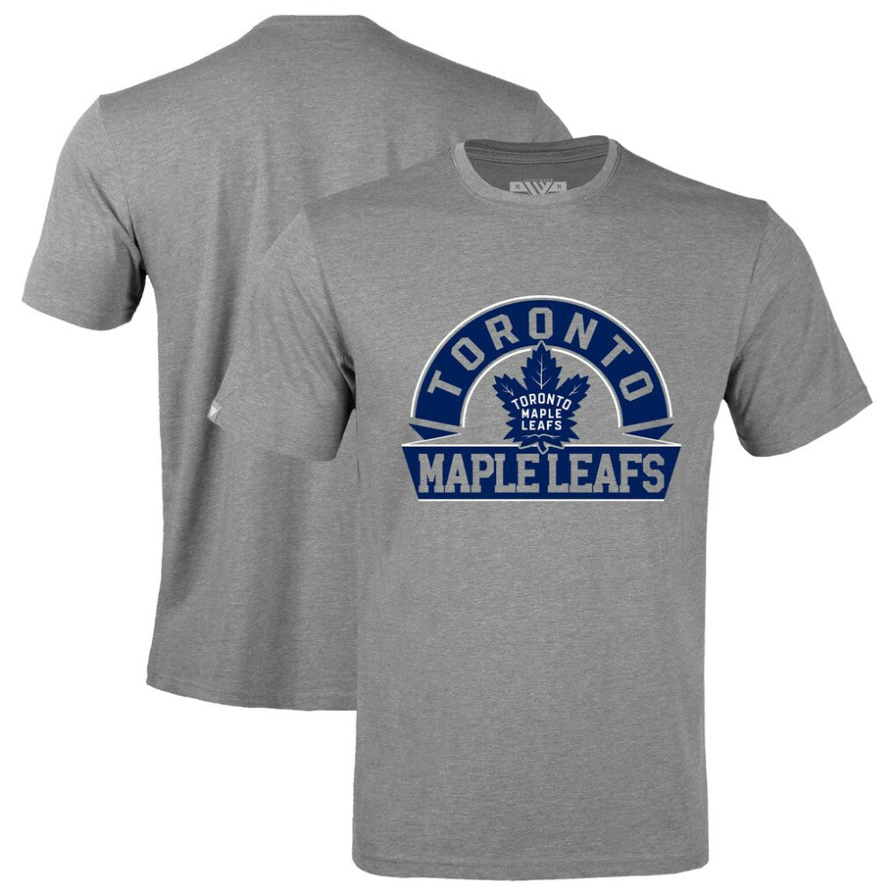 Toronto Maple Leafs Levelwear Richmond Banner Arch T-Shirt - Gray - NHL 203145320
