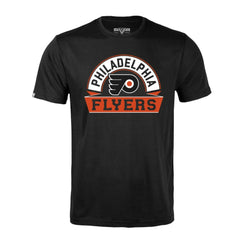 Philadelphia Flyers Levelwear Richmond Banner Arch T-Shirt - Black - NHL 203145325
