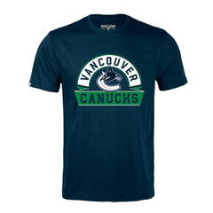 Vancouver Canucks Levelwear Richmond Banner Arch T-Shirt - Navy - NHL 203145326
