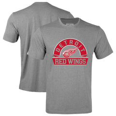 Detroit Red Wings Levelwear Richmond Banner Arch T-Shirt - Gray - NHL 203145336