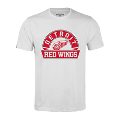Detroit Red Wings Levelwear Richmond Banner Arch T-Shirt - White - NHL 203145337