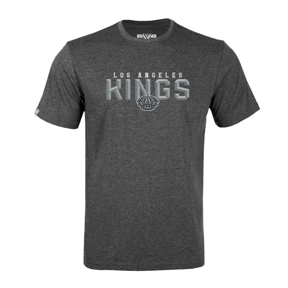 Los Angeles Kings Levelwear Richmond Carve T-Shirt - Athletic Heather Gray - NHL 203145356