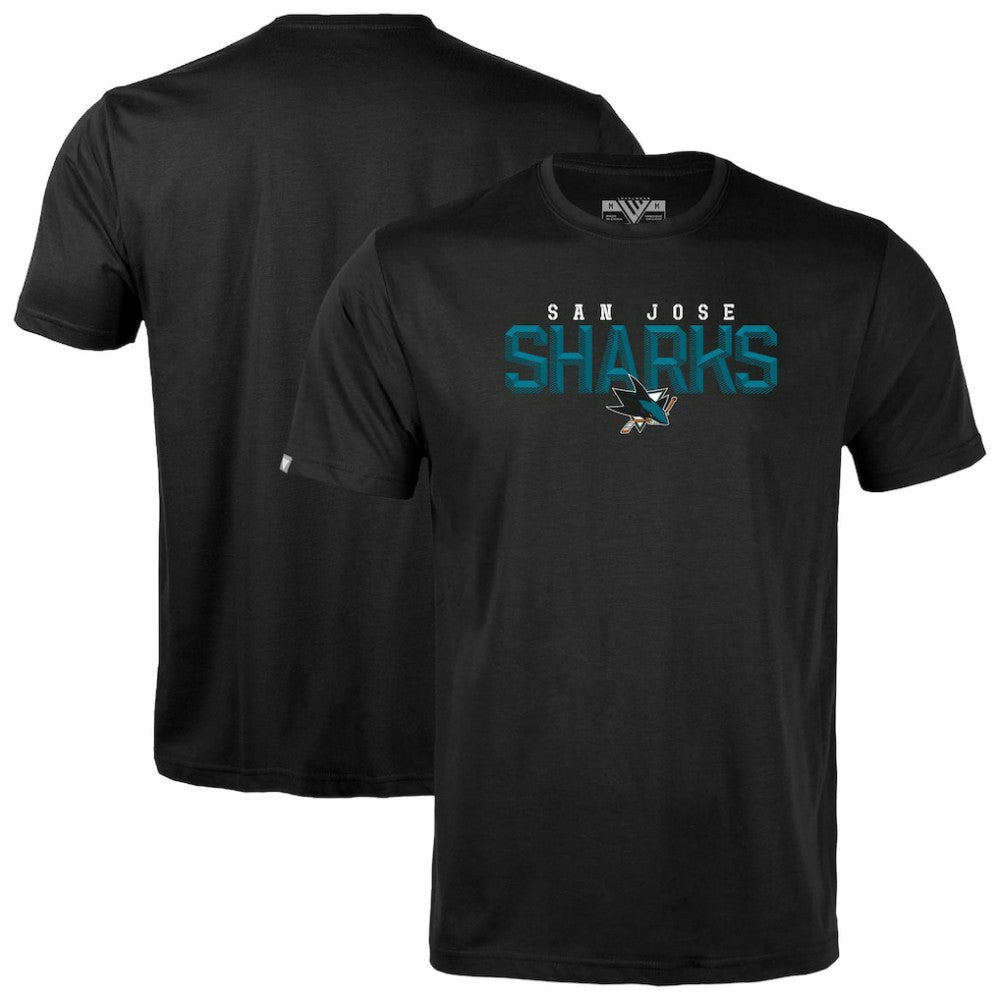 San Jose Sharks Levelwear Richmond Carve T-Shirt - Black - NHL 203145357